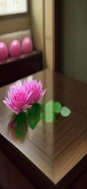 探花社区 App 个人主页，展示用户头像、关注数与收藏话题标签墙